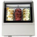 low price mini gelato freezer desktop ice cream display cabinet for sale